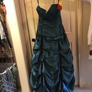 Teal Starbox Gown